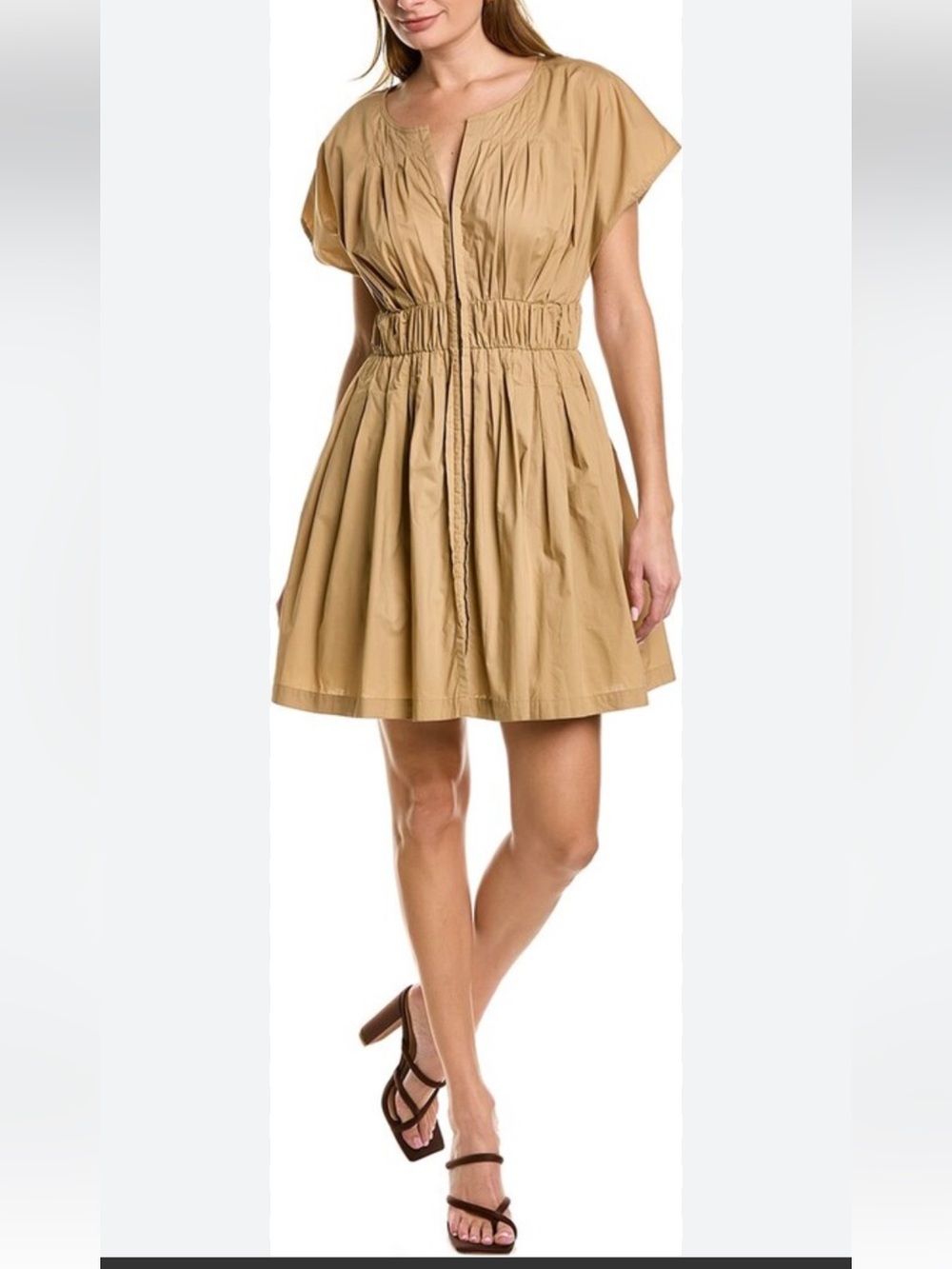 Rebecca Taylor Smocked Front Mini Dress NWT
